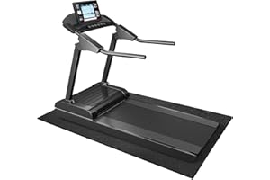 Fitvids Treadmill Mat 1/4" Thick Non-Slip Gym Mats Floor Protection Pad Compatible for Treadmills,Elliptical,Exercise Bikes,Stationary Cycles and Accessories