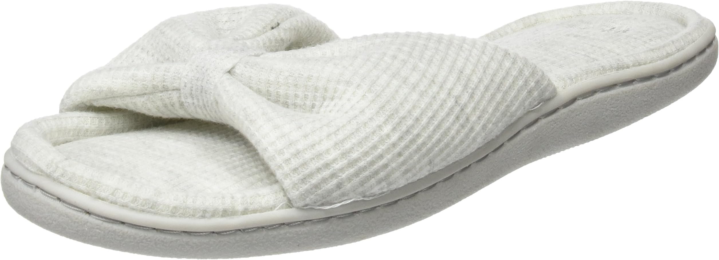 Women Secret Mu1-knot Grey Slprs Open Back Slippers