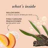 Burt's Bees Peach Willow Bark Deep Pore Facial Scrub 110g Natural Exfoliator view 5