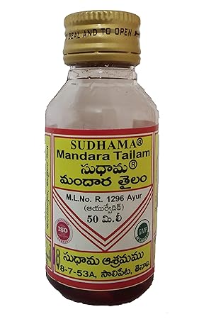 SUDHAMA MANDHARA TAILAM 500 ML (pack of 10)