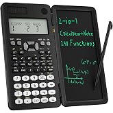 82MS Scientific Calculator 240 Functions 2-Line Display for Middle Students | ROATEE Scientific Calculator with Notepad, Middle and High Students Back to School Supplie, Foldable Solar &amp; Battery Power