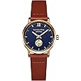 VICTORIA HYDE Retro Women Watches Small Dial Analog Quartz Detachable Genuine Leather Strap Ladies Wristwatch Gifts for Her Brown
