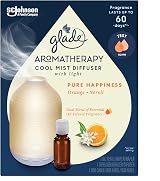 Glade Essential Oil Diffuser Holder & Refill Orange Neroli 17.4ml Dual Wick view 2