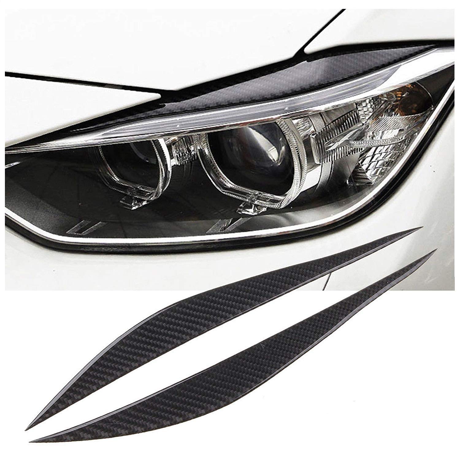 Buy Xotic Tech Headlight Eyelid Overlay Decal Cover, Headlamp Eyebrow