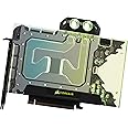 CORSAIR Hydro X Series XG5 RGB 3090 Ti Founders Edition GPU Water Block - For NVIDIA Geforce RTX 3090 Ti Founders Edition Graphics Cards - Clear