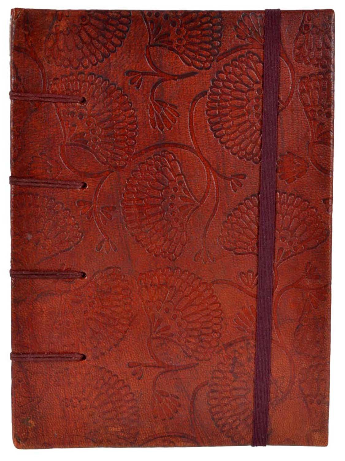 Craft Play Leather Emboss Special Binding Notebook (15 Cm X 20 Cm X 2