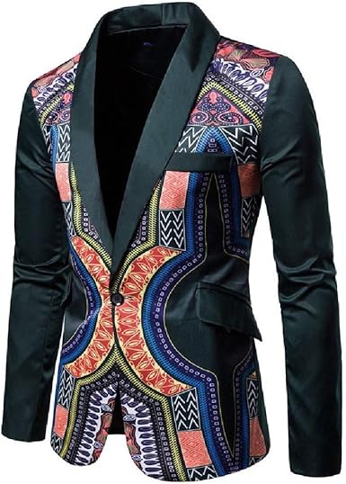 jaqueta masculina colorida