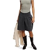 Free People Womens Peyton Pintuck Midi Skirt