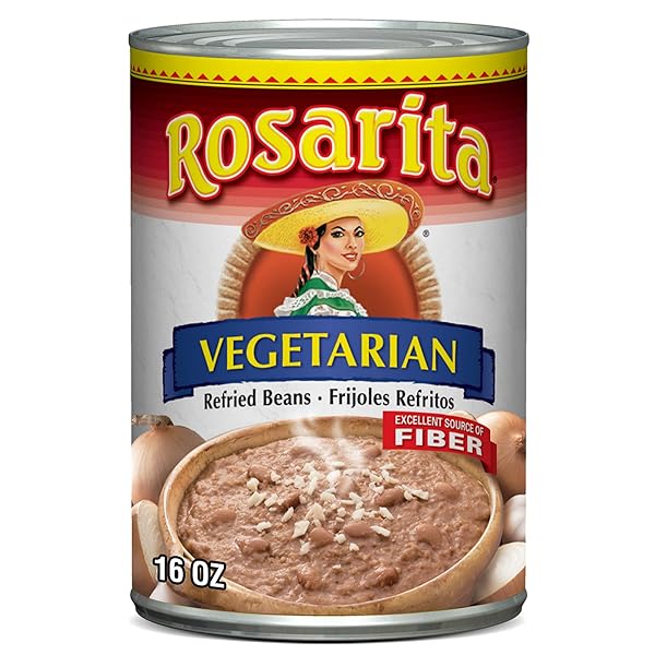ROSARITA VEGETARIAN REFRIED BEANS, 16 OZ