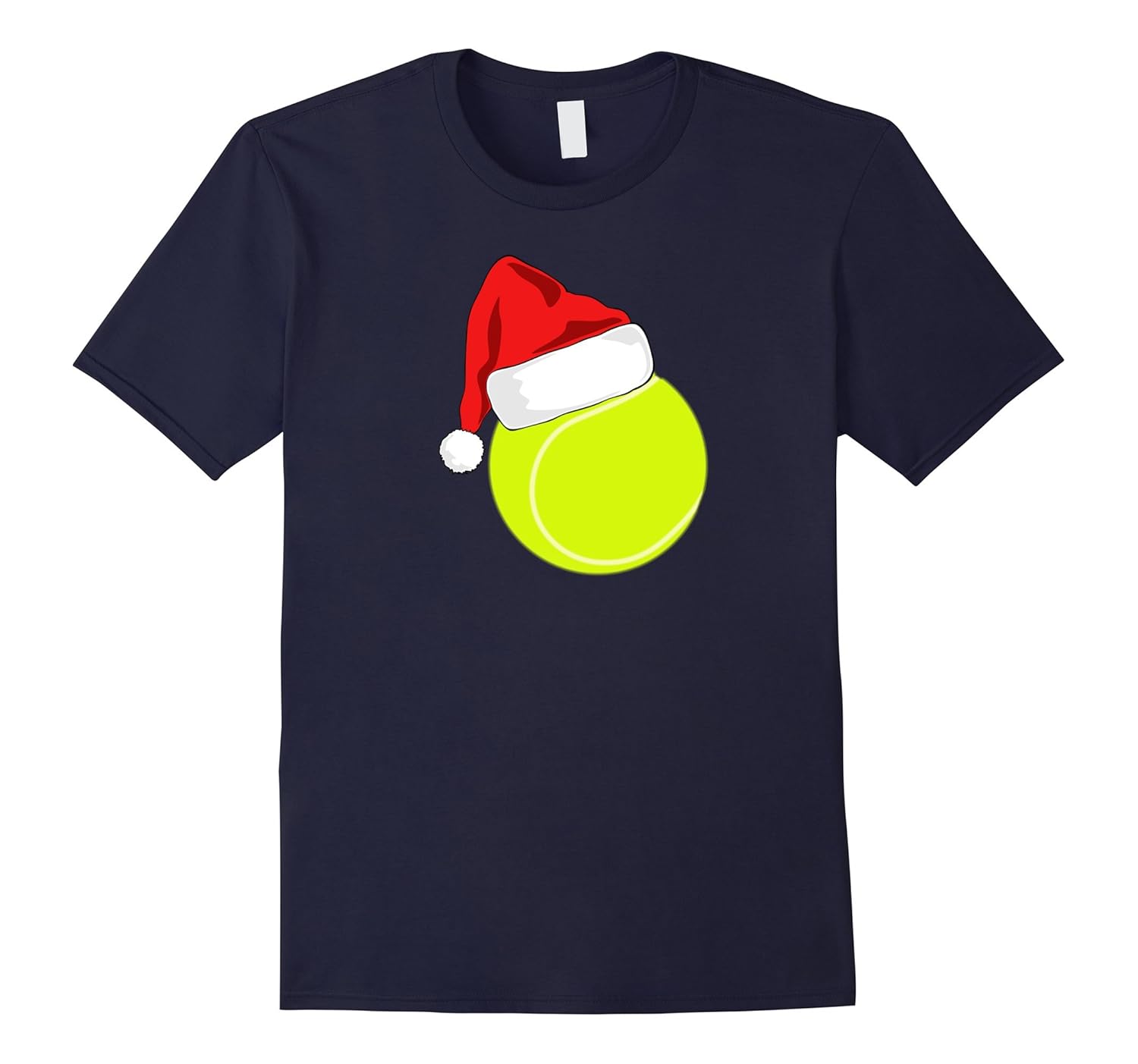 Christmas Santa Hat Tennis T-Shirt Shirt-Rose