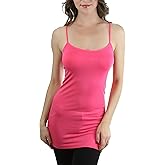 ToBeInStyle Women's Fitted Adjustable Spaghetti Strap Camisole