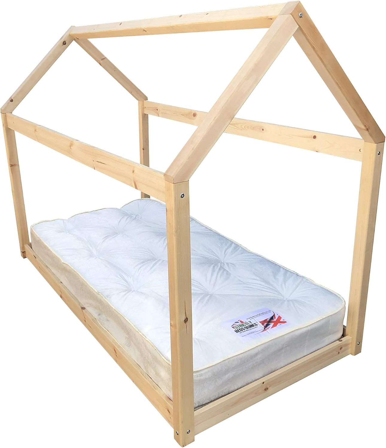 Strictly Beds and Bunks Enby Canopy Bed, 3ft Single BigaMart
