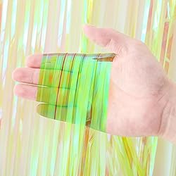 Voircoloria 3 Pack 3.3x8.2 Feet Neon Green Foil