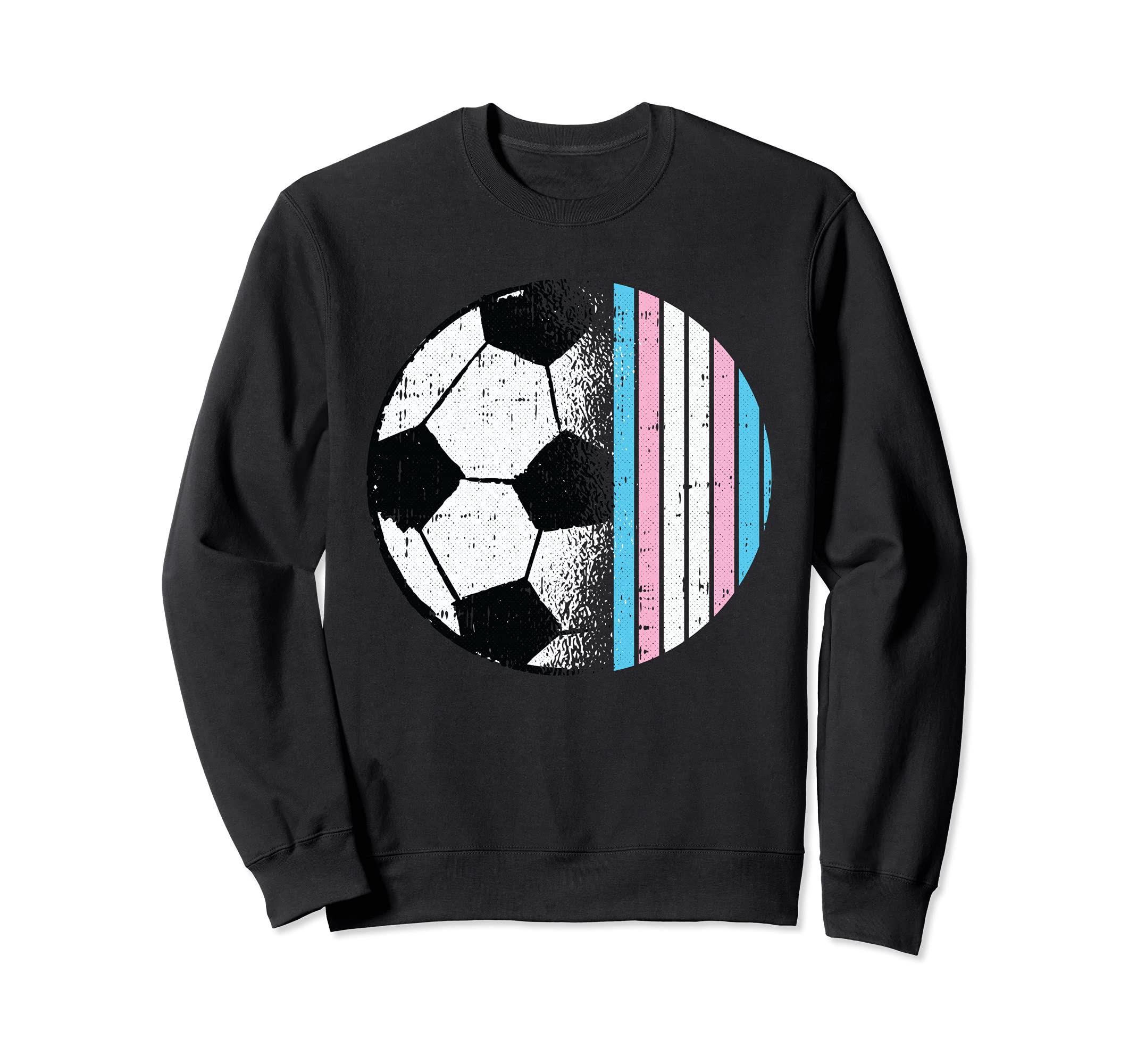 Soccer Ball LGBT-Q Trans-gender Pride Sport Fan Player Ally Sweatshirt