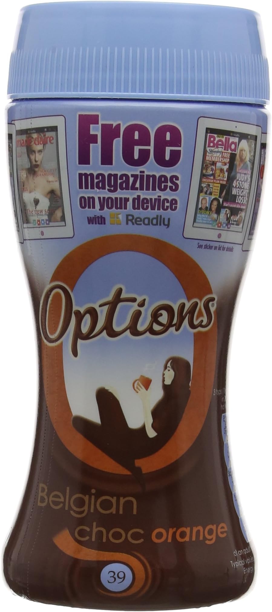 OptionsOrange Chocolate Drink, 220 g