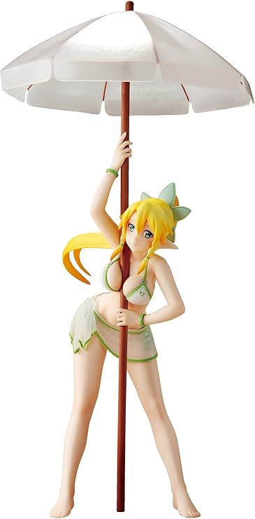 Amazon Com Genco Sword Sword Art Online Ii Leafa Bikini De Parasol Pvc Figure 1 7 Scale Toys Games