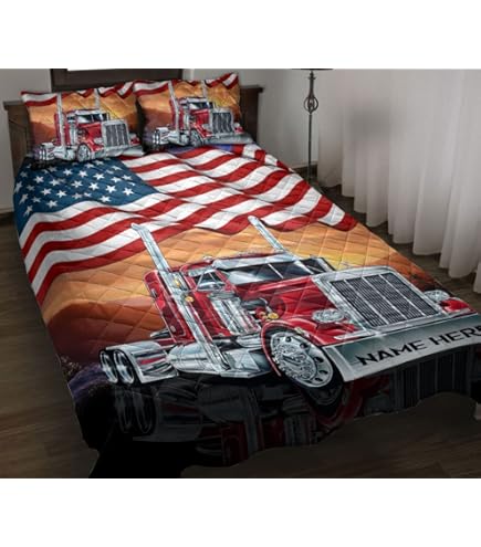 Ewan Personalized Name Truck Driver Blanket, Ctom