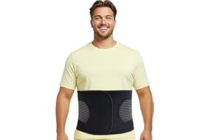 ARMSTRONG AMERICA Plus Size Hernia Belt for Men & Women | Post Surgery Abdominal Binder Postpartum Belly Band Belly Wrap | Hysterectomy, Umbilical Inguinal Hernia | Belly Binder & Tummy Tuck | Fajas Para Hombres (XXXL)