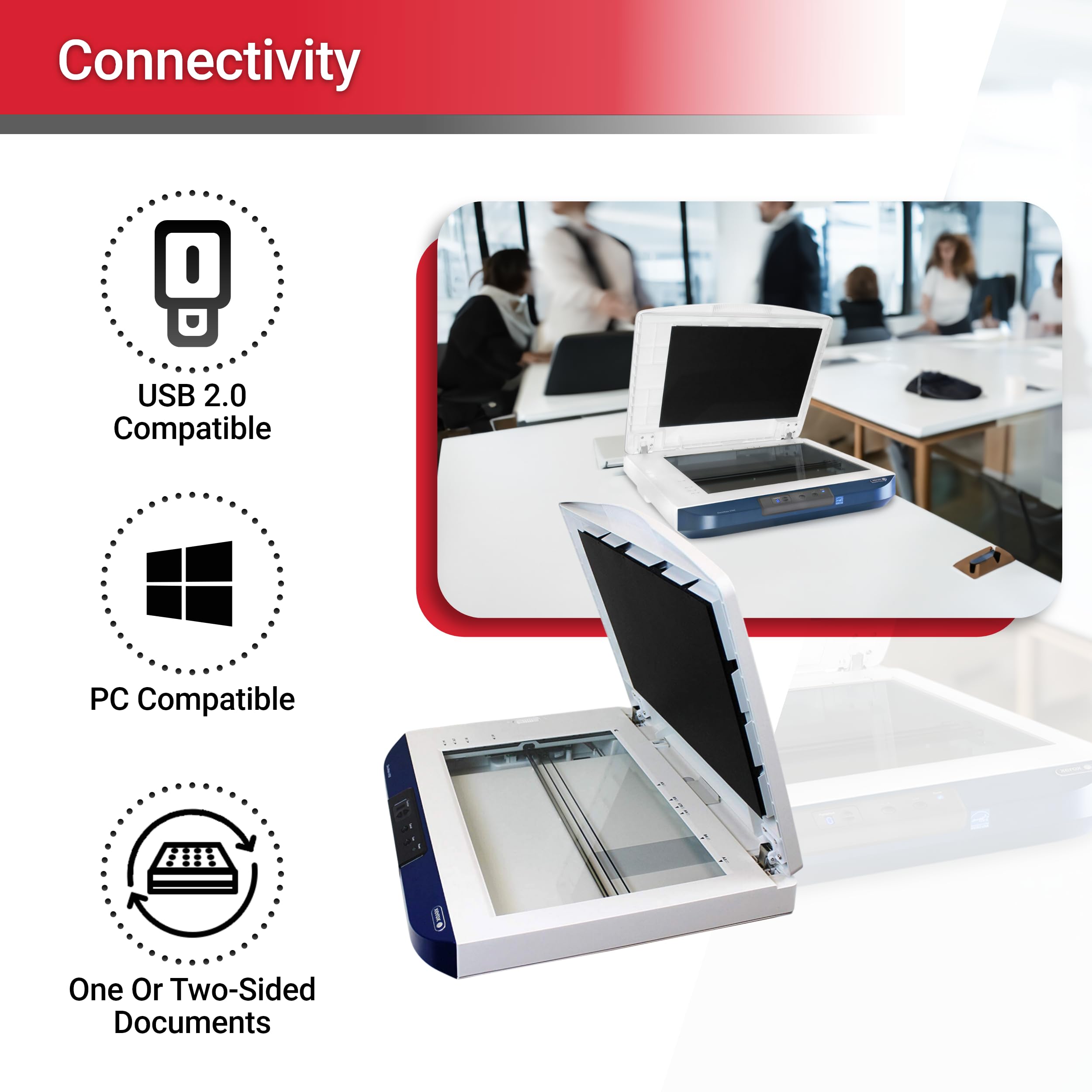 Xerox DocuMate 4700 Color Document Flatbed Scanner