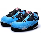 FLUFFYFUN Plush Sneaker Slippers for Men, Women & Kids (3 sizes, M/L/XL 6.5-13)