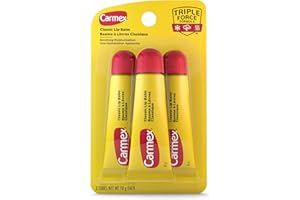 Carmex Classic Lip Balm, Original Squeeze Tube, 3-pack