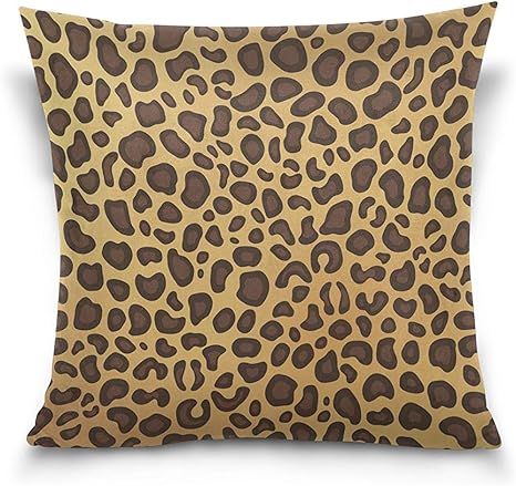 July Funda de cojín Decorativa con Estampado de Leopardo Funda de