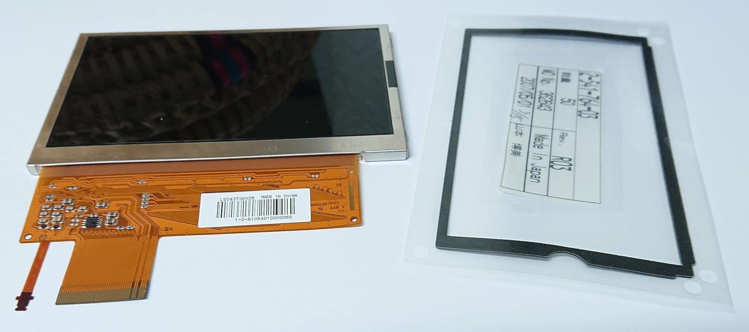 Amazon Com Totalconsole Lcd Screen Replacement For Psp 1000 1001 Series W Backlight Cushion Gasket Sony Oem Original Toys Games