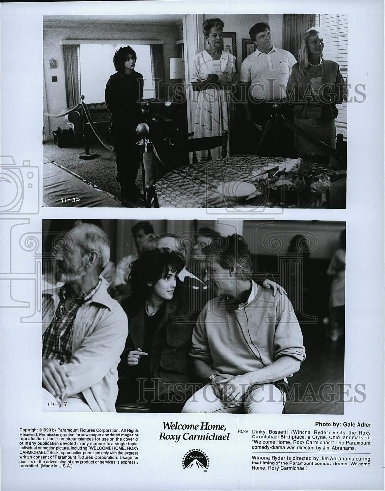 Historic Images - 1990 Press Photo Welcome Home, Roxy Carmichael Winona Ryder