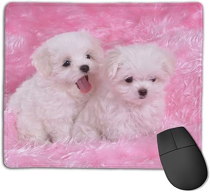 Amazon Co Jp マウスパッド 犬 子犬 かわいい ペット ロゴ 長方形 ゴム マウスパッド 8 66 7 09インチ ゲーム用マウスパッド ブラックロックエッジ パソコン 周辺機器