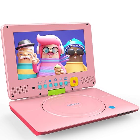 COOAU 12" Portable DVD Player with 9" Swivel Screen, CD Amazon.co.uk