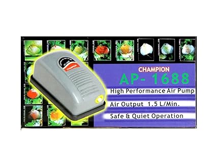 champion aquarium air pump