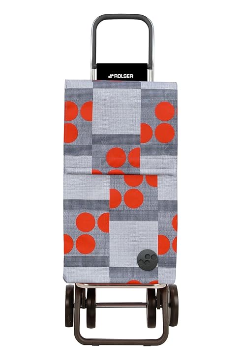 Rolser Paris Logos Dos+2 Einkaufstrolley mit 4 Rädern Zentimeter rot