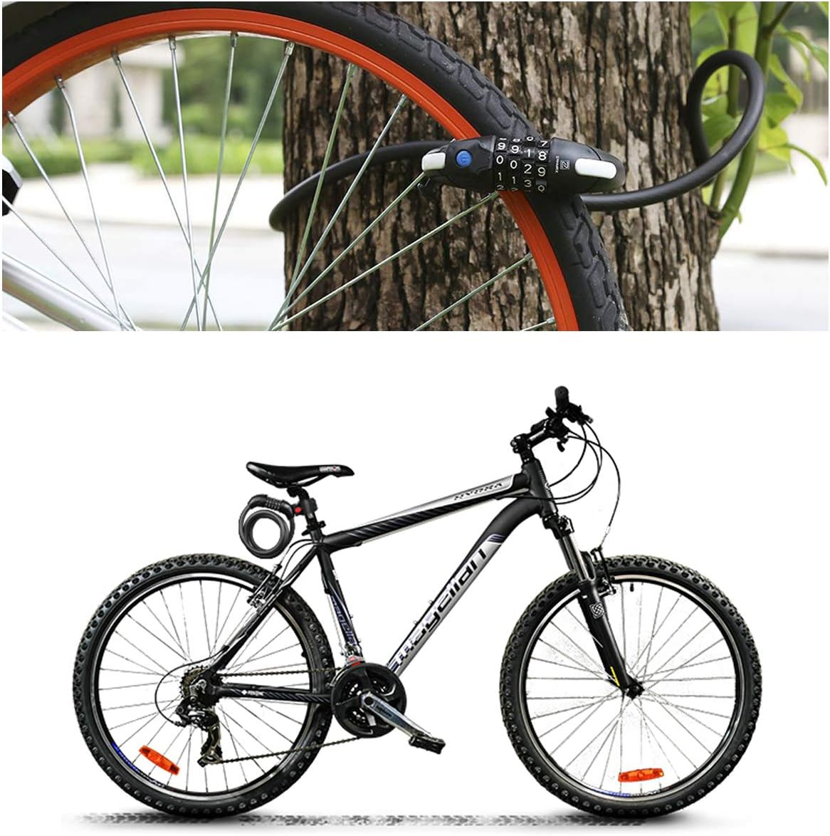 bike rack lock cable