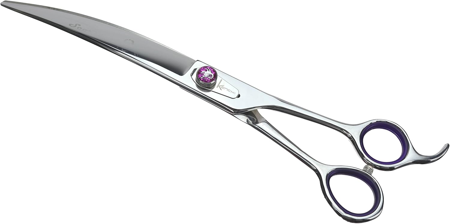 Kenchii Scorpion Grooming Shears 9" Curved by Kenchii Amazon.ca Pet