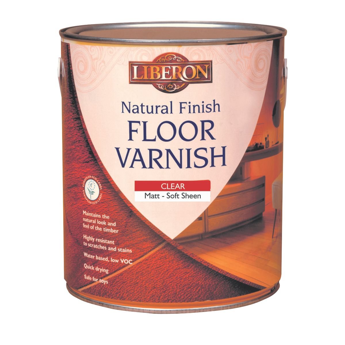 Liberon Natural Finish WaterBased Floor Varnish Matt 2.5Ltr Amazon.co