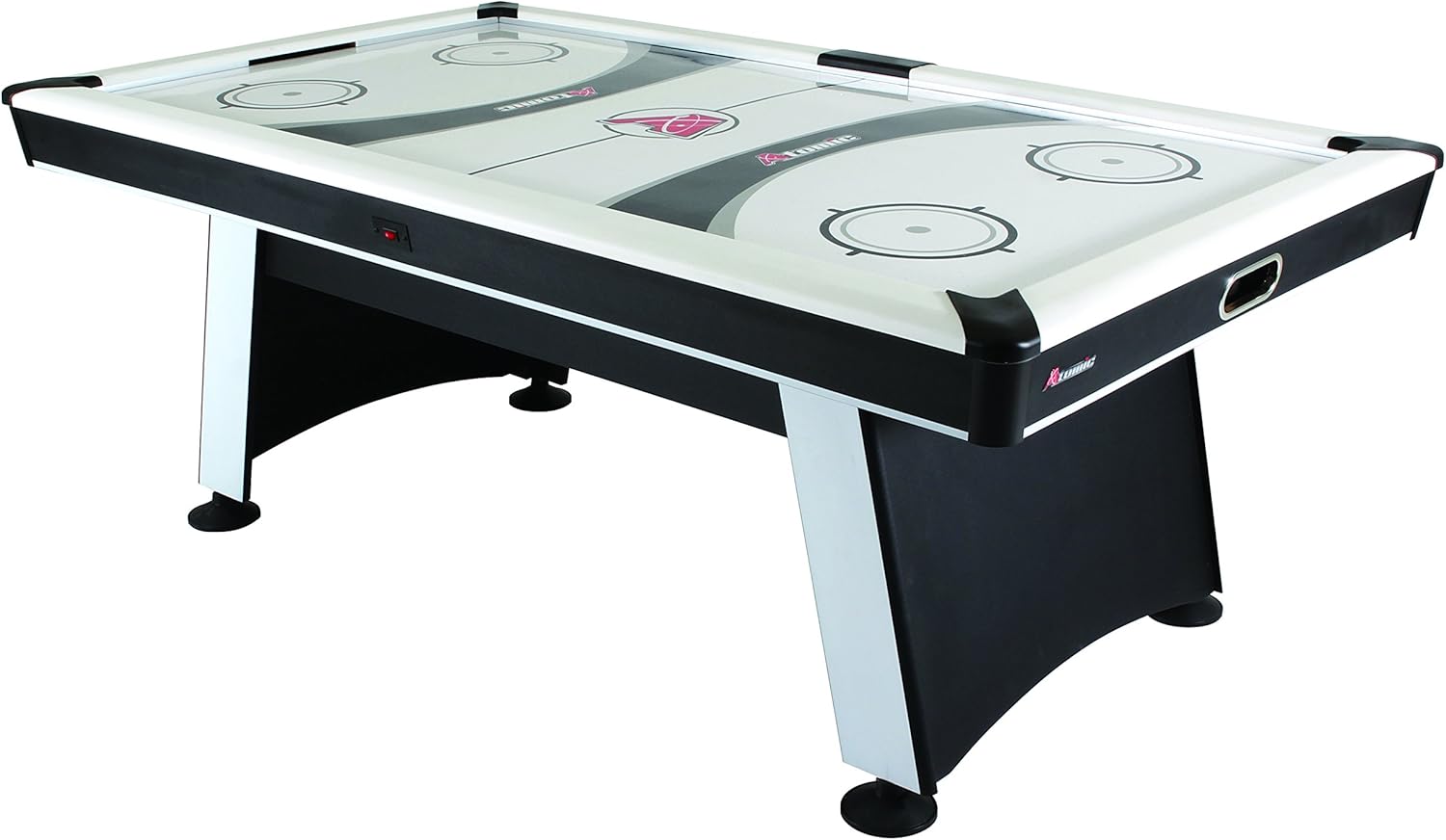 Atomic Blazer 7’ Air Hockey Table with Electronic Score Keeping with Rail-integrated Display, Heavy-duty 120V Blower for Fast Play, Overhang Rails for Reduced Puck Bounce and Leg Levelers to Ensure Even Playing Surface : Air Hockey Equipment : Sports & Outdoors