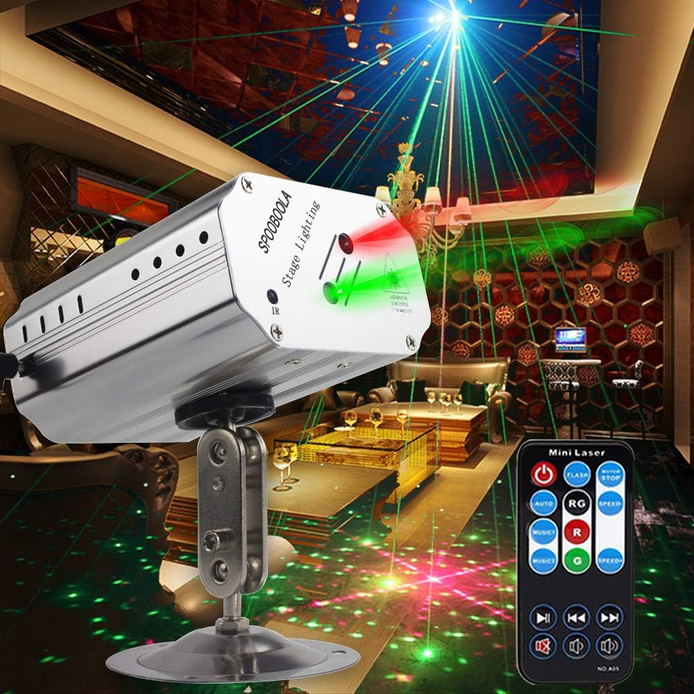 Disco Lights, Party Light, TONGK Stage Lights Projector Strobe Lighting with Remote Control for Birthday KTV Bar Karaoke Dancing Pub Christmas Holiday Home Parties