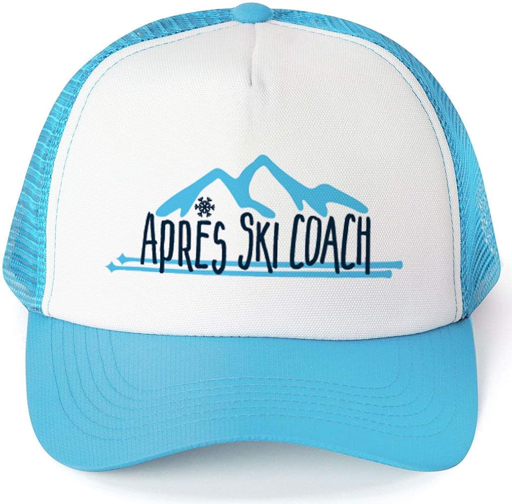 Skiing Trucker Hat Après Ski Coach CarolinaBlue Clothing