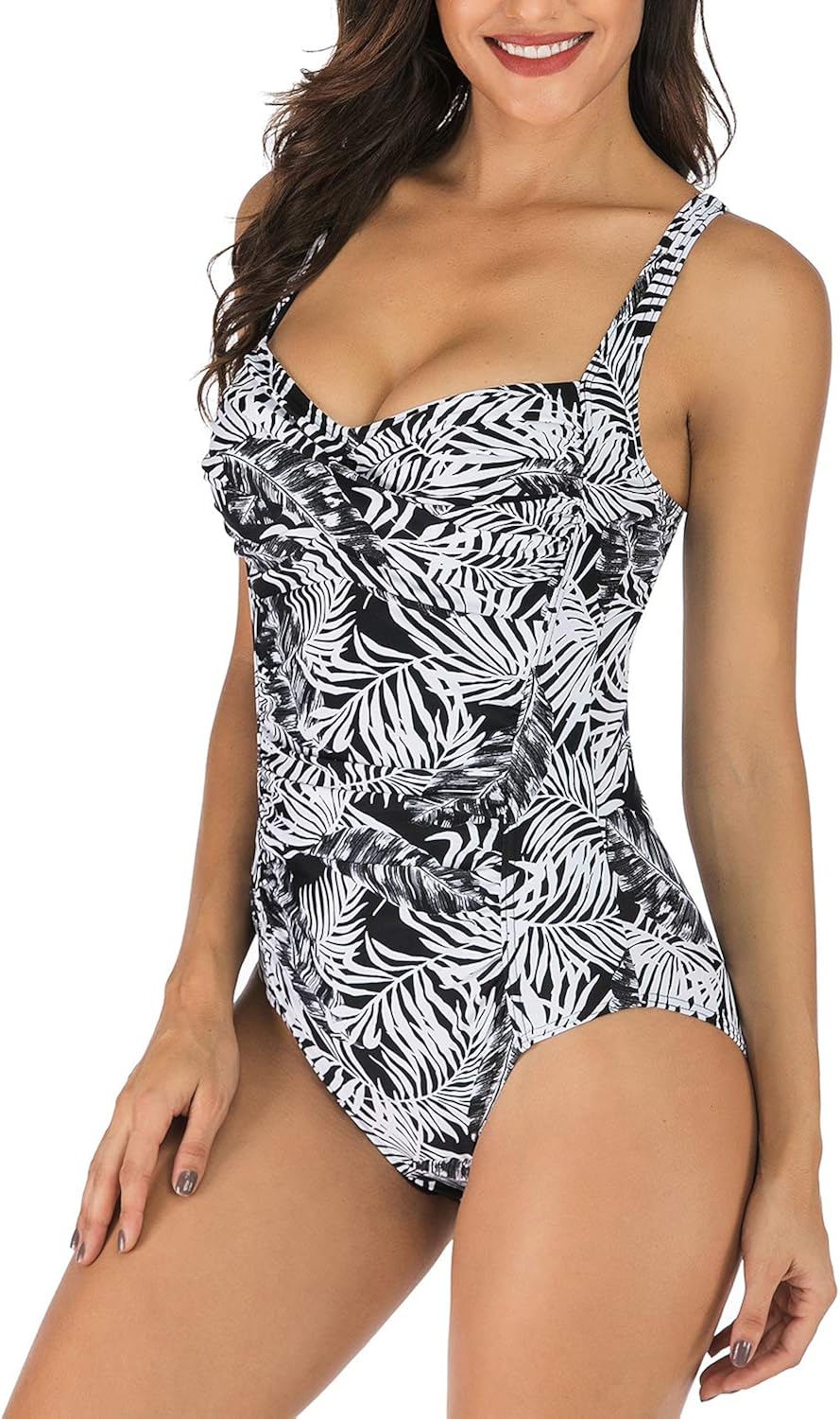 Qiaoer Womens Vintage 50s Bathing Suit Pin Up Monokinis One Piece Swimsuit Swim Clothing Accessories Gellyplast Com