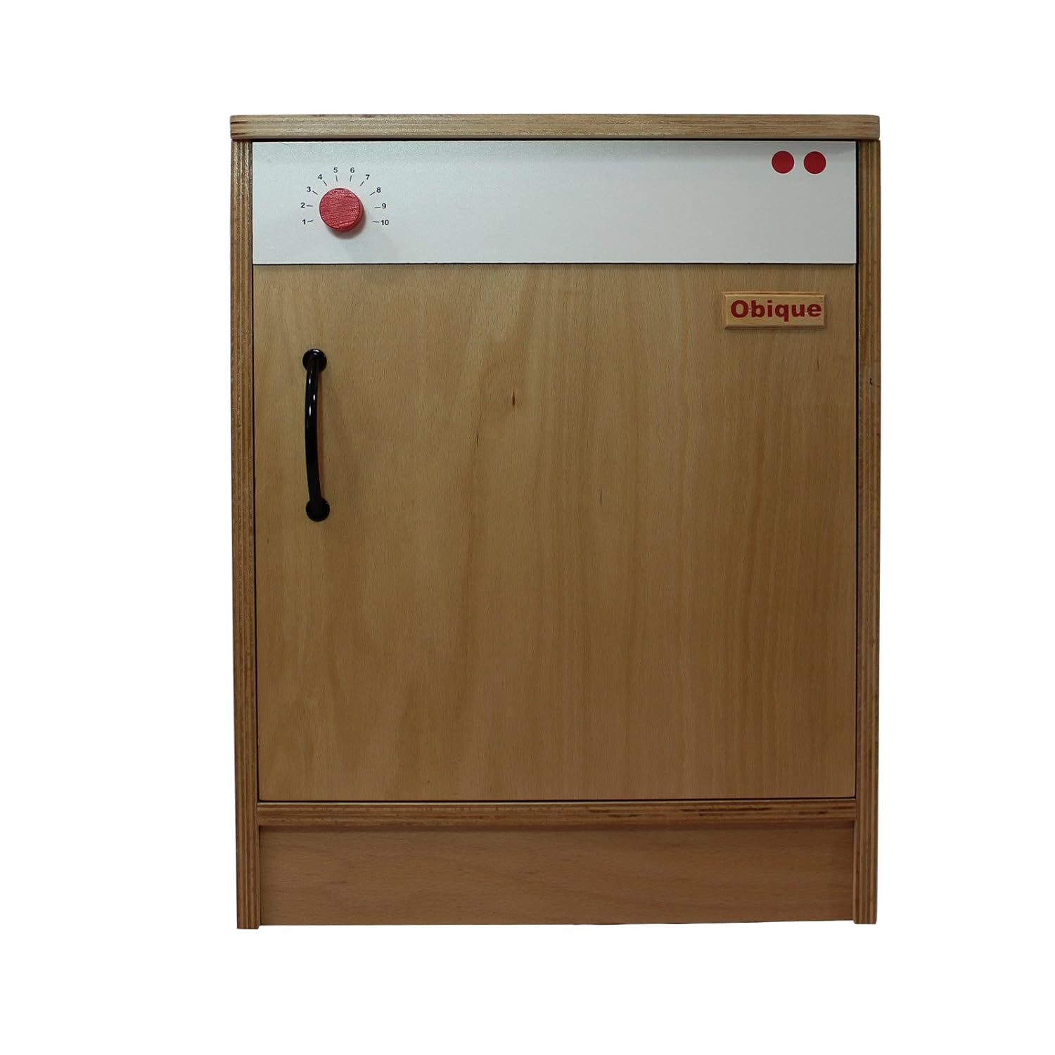 Juguete de madera de haya de lonas - unidad nevera para niños de ...