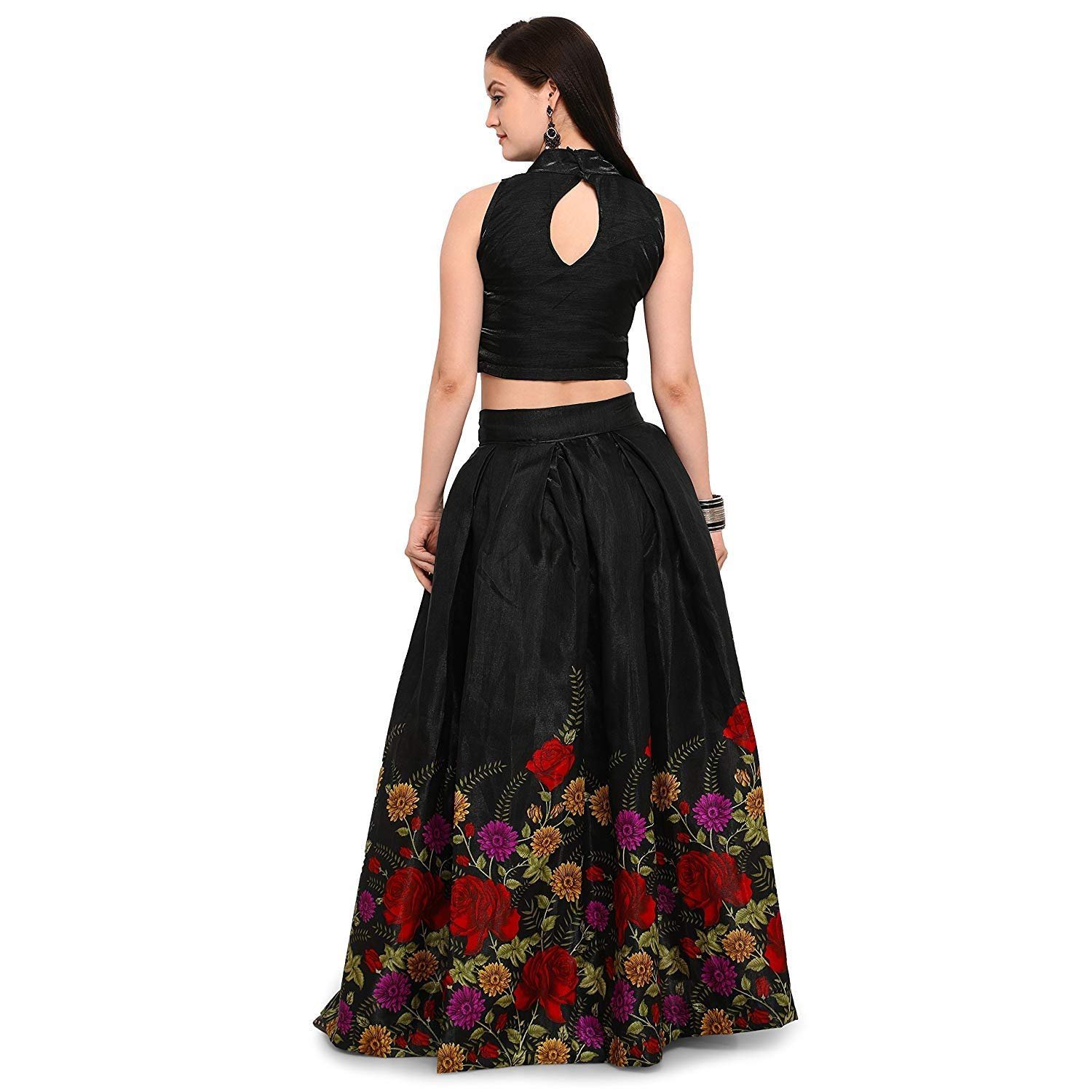 mellow enterprise women's bangalori satin long skirt gown and top new 2019