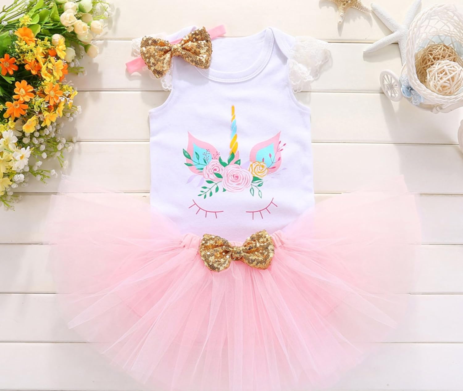 unicorn tutu 1st birthday