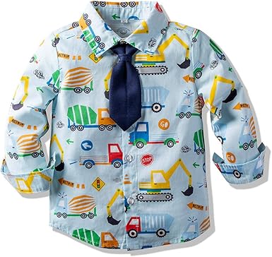 infant yellow button down shirt