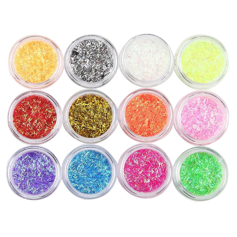 Amazon.com : 12 Colors Charming Nails Art Design Decorations - A19 : Beauty