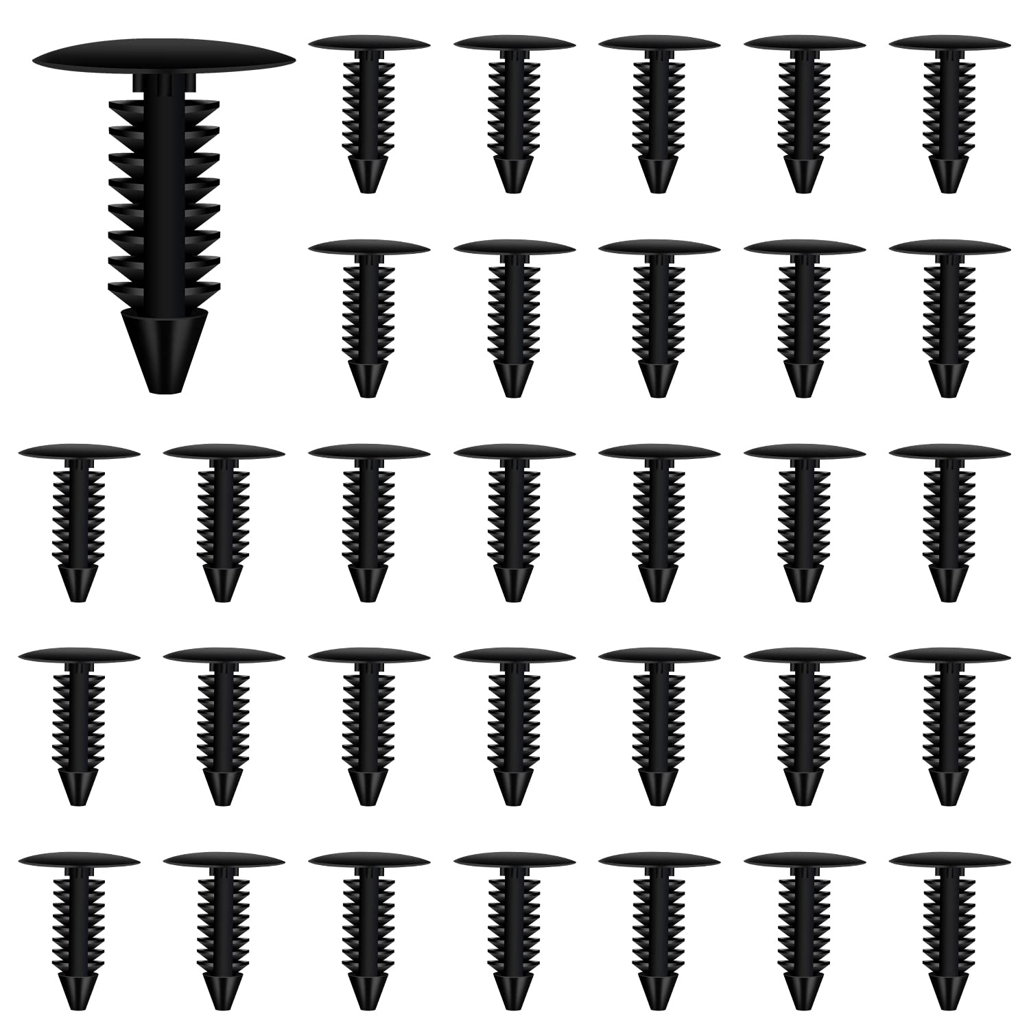 100pcs Honeycomb Pins, Honeycomb Laser Bed Clamps Fixing Needle Laser Engraver Accessories for 7.5mm Honeycomb Grid Replaces Honeycomb Laser Bed Accessories (Black)