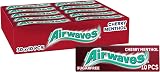 Airwaves Cherry Menthol Sugar Free Gum Bulk Pack 300 Pieces 30 Packs