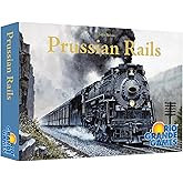 Rio Grande Games Prussian Rails - Economic Train Strategy Board Game | 1830s Germany Railway Investment &amp; Bidding, 3-5 Players, 90-120 Min, Designed by John Bohrer, High Replayability