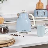 Salter Retro Blue 1.7 L Kettle 3KW Rapid Boil 360° Base Removable Filter view 3