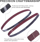 STEBRUAM Sanding Belts 10x330 mm 30 Pcs 40/60/80/120/180/240 Mix view 3