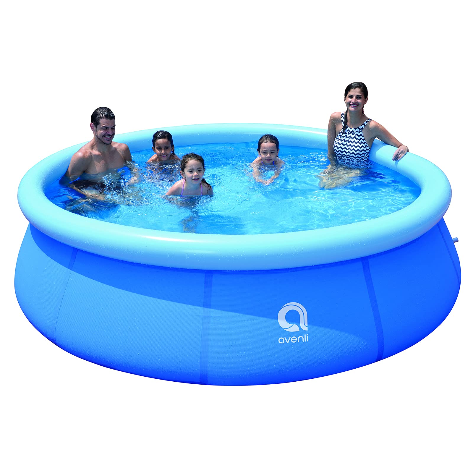 Photo 1 of 10ft x 30in Inflatable Swimming Pool Outdoor Above Ground Pool,Top Ring Blow Up Pool Easy Set